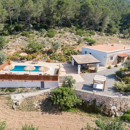 Casa Can Lluc Con Piscina, Jardin Y Vista Al Campo Сан-Мигель-де-Балан Экстерьер фото