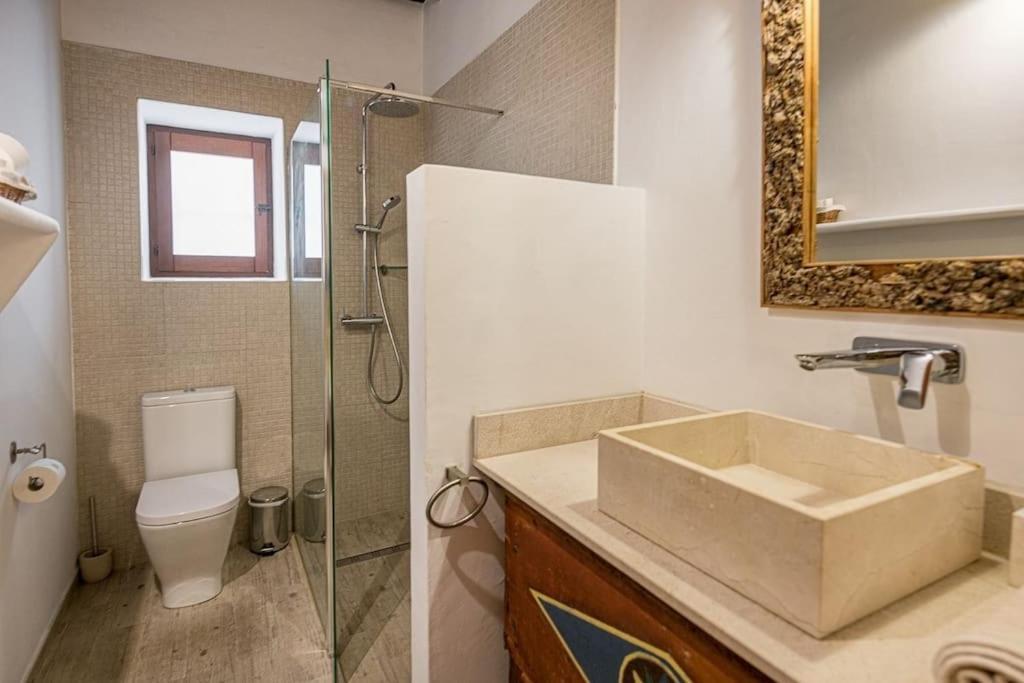 Casa Can Lluc Con Piscina, Jardin Y Vista Al Campo Сан-Мигель-де-Балан Экстерьер фото